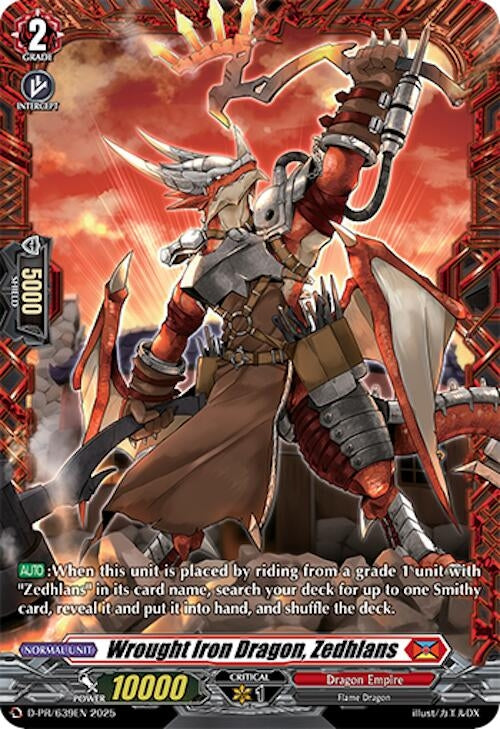 Image for Wrought Iron Dragon, Zedhlans (D Promo Cards) (D-PR/639EN) - Cardfight Vanguard