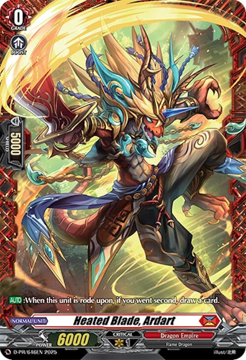 Image for Heated Blade, Ardart (D Promo Cards) (D-PR/646EN) - Cardfight Vanguard