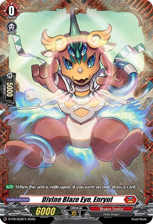 Image for Divine Blaze Eye, Enryui (D Promo Cards) (D-PR/524EN) - Cardfight Vanguard