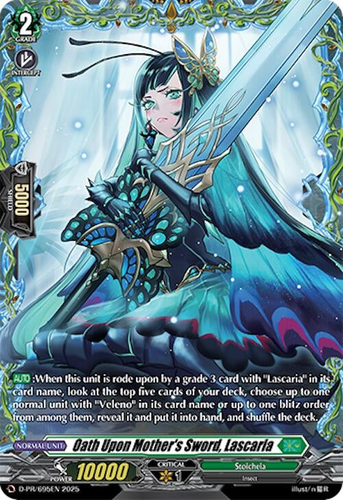 Image for Oath Upon Mother's Sword, Lascaria (D Promo Cards) (D-PR/695EN) - Cardfight Vanguard