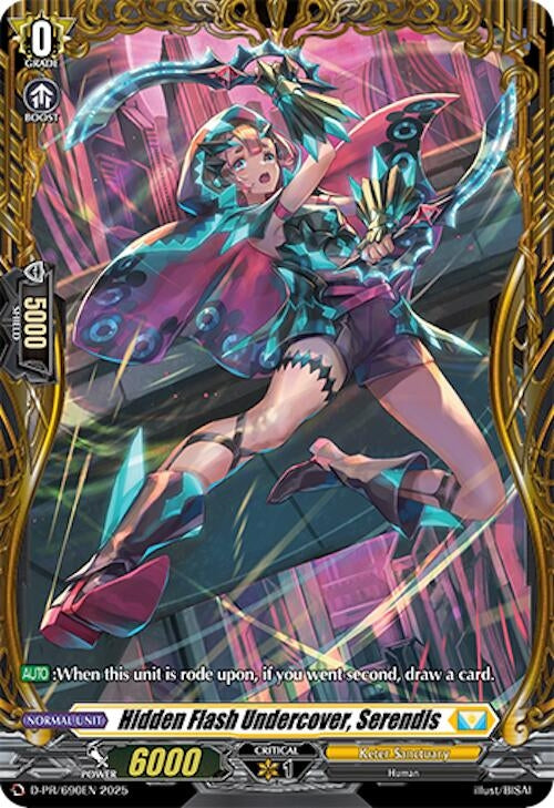 Image for Hidden Flash Undercover, Serendis (D Promo Cards) (D-PR/690EN) - Cardfight Vanguard