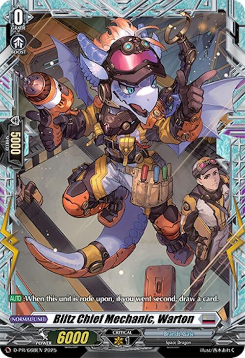 Image for Blitz Chief Mechanic, Warton (D Promo Cards) (D-PR/668EN) - Cardfight Vanguard