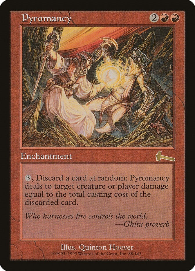 Image for Pyromancy (Urza's Legacy) (88) - Magic: The Gathering