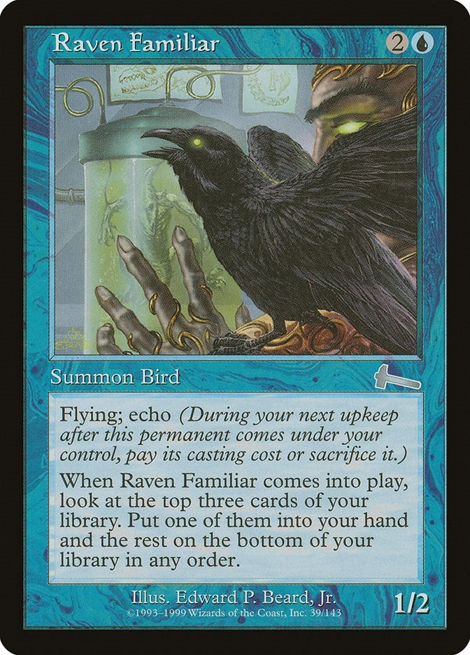 Image for Raven Familiar (Urza's Legacy) (39) - Magic: The Gathering