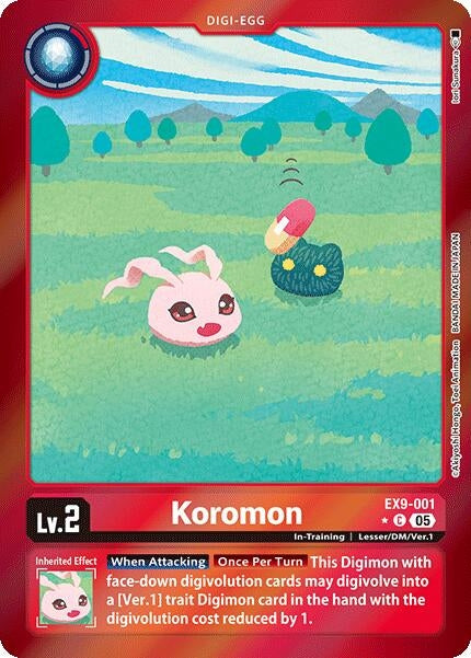 Image for Koromon (Limited Foil) (Versus Monsters) (EX9-001 C) - Digimon Card Game