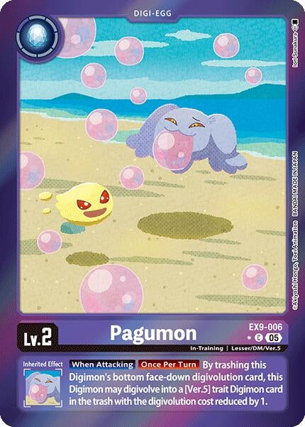Image for Pagumon (Limited Foil) (Versus Monsters) (EX9-006 C) - Digimon Card Game