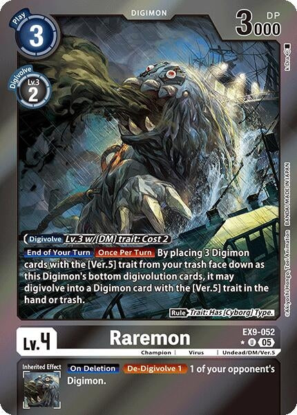 Image for Raremon (Limited Foil) (Versus Monsters) (EX9-052 U) - Digimon Card Game