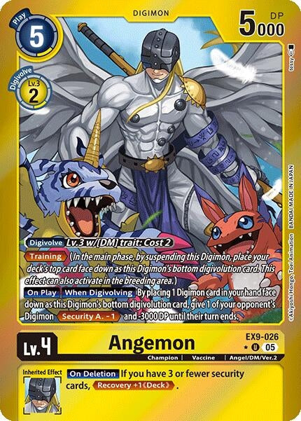 Image for Angemon (Limited Foil) (Versus Monsters) (EX9-026 U) - Digimon Card Game
