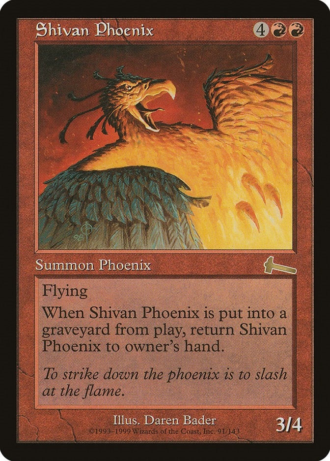Image for Shivan Phoenix (Urza's Legacy) (91) - Magic: The Gathering
