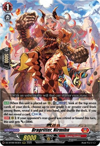 Image for Dragritter, Nirmihn (DZ-BT08: Knights 0f Rebirth) (DZ-BT08/003EN) - Cardfight Vanguard