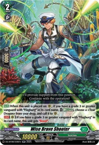 Image for Wise Brave Shooter (DZ-BT08: Knights 0f Rebirth) (DZ-BT08/036EN) - Cardfight Vanguard