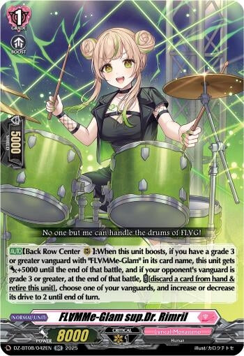 Image for FLMMe-Glam sup.Dr. Rimril (DZ-BT08: Knights 0f Rebirth) (DZ-BT08/042EN) - Cardfight Vanguard