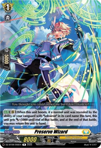 Image for Preserve Wizard (DZ-BT08: Knights 0f Rebirth) (DZ-BT08/056EN) - Cardfight Vanguard