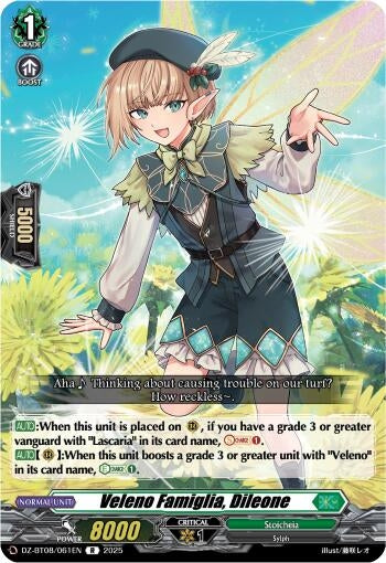 Image for Veleno Famiglia, Dileone (DZ-BT08: Knights 0f Rebirth) (DZ-BT08/061EN) - Cardfight Vanguard