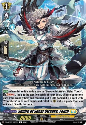 Image for Squire of Spear Streaks, Youth (DZ-BT08: Knights 0f Rebirth) (DZ-BT08/096EN) - Cardfight Vanguard