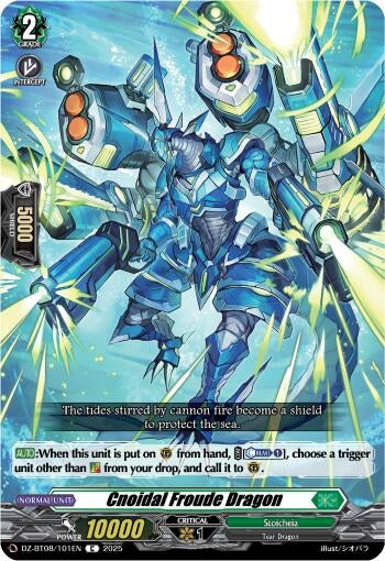 Image for Cnoidal Froude Dragon (DZ-BT08: Knights 0f Rebirth) (DZ-BT08/101EN) - Cardfight Vanguard