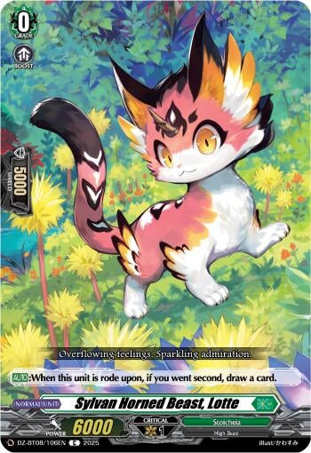 Image for Sylvan Horned Beast, Lotte (DZ-BT08: Knights 0f Rebirth) (DZ-BT08/106EN) - Cardfight Vanguard