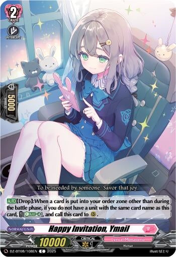 Image for Happy Invitation, Ymail (DZ-BT08: Knights 0f Rebirth) (DZ-BT08/108EN) - Cardfight Vanguard
