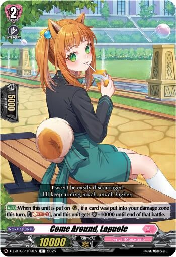 Image for Come Around, Lapuole (DZ-BT08: Knights 0f Rebirth) (DZ-BT08/109EN) - Cardfight Vanguard