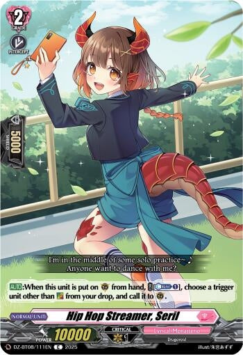 Image for Hip Hop Streamer, Seril (DZ-BT08: Knights 0f Rebirth) (DZ-BT08/111EN) - Cardfight Vanguard