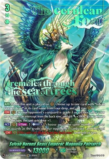 Image for Sylvan Horned Beast Emperor, Magnolia Patriach (SEC) (DZ-BT08: Knights 0f Rebirth) (DZ-BT08/SEC06EN) - Cardfight Vanguard