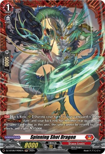Image for Spinning Shot Dragon (FR) (DZ-BT08: Knights 0f Rebirth) (DZ-BT08/FR06EN) - Cardfight Vanguard