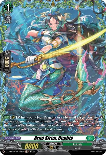 Image for Argo Siren, Cephis  (FR) (DZ-BT08: Knights 0f Rebirth) (DZ-BT08/FR36EN) - Cardfight Vanguard
