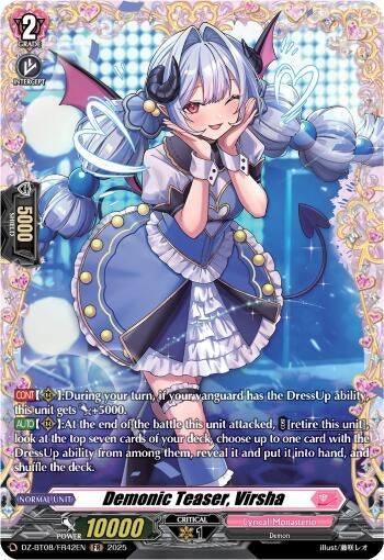 Image for Demonic Teaser, Virsha (FR) (DZ-BT08: Knights 0f Rebirth) (DZ-BT08/FR42EN) - Cardfight Vanguard