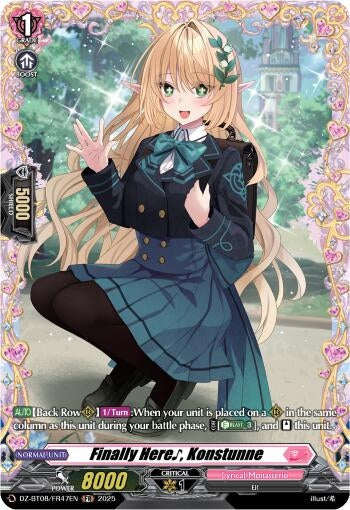 Image for Finally Here~, Konstunne (FR) (DZ-BT08: Knights 0f Rebirth) (DZ-BT08/FR47EN) - Cardfight Vanguard