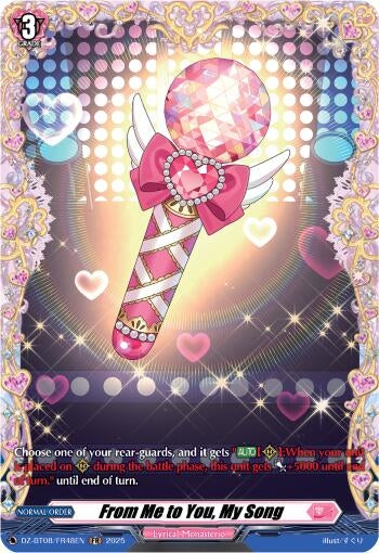 Image for From Me to You, My Song (FR) (DZ-BT08: Knights 0f Rebirth) (DZ-BT08/FR48EN) - Cardfight Vanguard