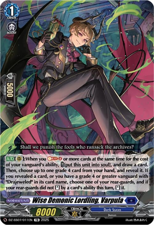 Image for Wise Demonic Lordling, Varpula (DZ-SS07: Master Deckset -Michiru Hazama-) (DZ-SS07/011EN) - Cardfight Vanguard