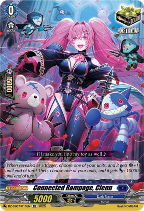 Image for Connected Rampage, Clenn (DZ-SS07: Master Deckset -Michiru Hazama-) (DZ-SS07/015EN) - Cardfight Vanguard