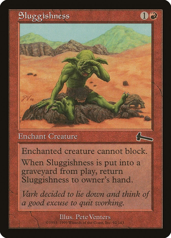Image for Sluggishness (Urza's Legacy) (92) - Magic: The Gathering
