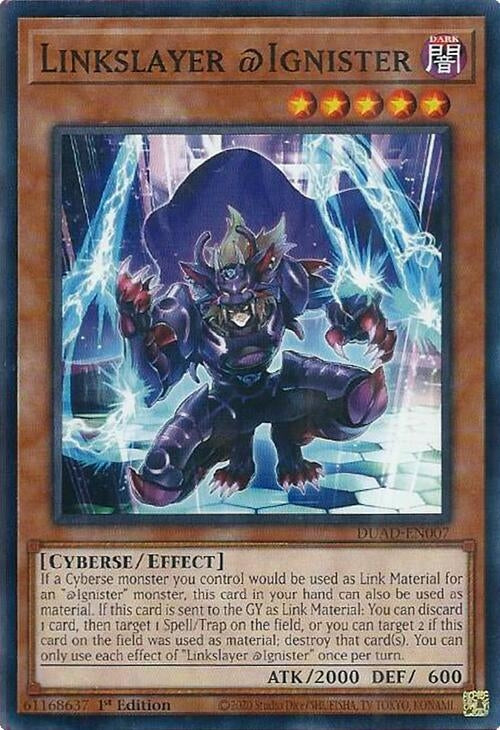 Image for Linkslayer @Ignister (Duelist's Advance) (DUAD-EN007) - YuGiOh