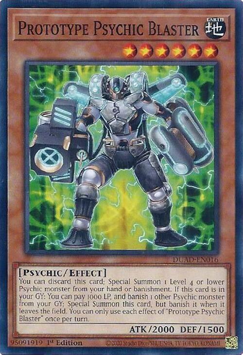 Image for Prototype Psychic Blaster (Duelist's Advance) (DUAD-EN016) - YuGiOh