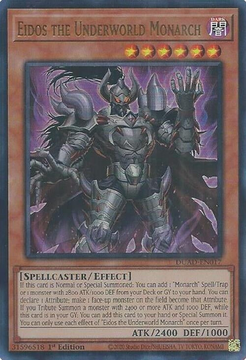 Image for Eidos the Underworld Monarch (Duelist's Advance) (DUAD-EN017) - YuGiOh