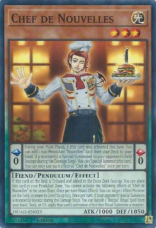 Image for Chef de Nouvelles (Duelist's Advance) (DUAD-EN023) - YuGiOh
