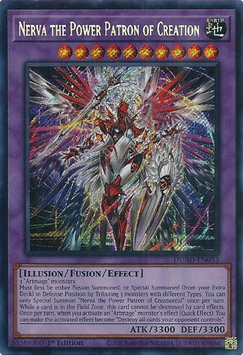 Image for Nerva the Power Patron of Creation (Duelist's Advance) (DUAD-EN033) - YuGiOh