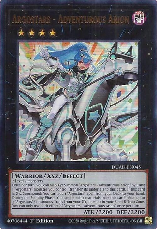 Image for Argostars - Adventurous Arion (Duelist's Advance) (DUAD-EN045) - YuGiOh