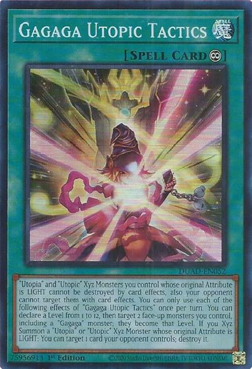 Image for Gagaga Utopic Tactics (Duelist's Advance) (DUAD-EN052) - YuGiOh