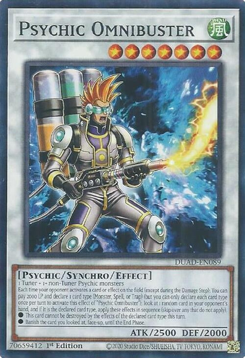 Image for Psychic Omnibuster (Duelist's Advance) (DUAD-EN089) - YuGiOh