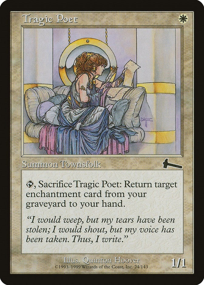 Image for Tragic Poet (Urza's Legacy) (24) - Magic: The Gathering