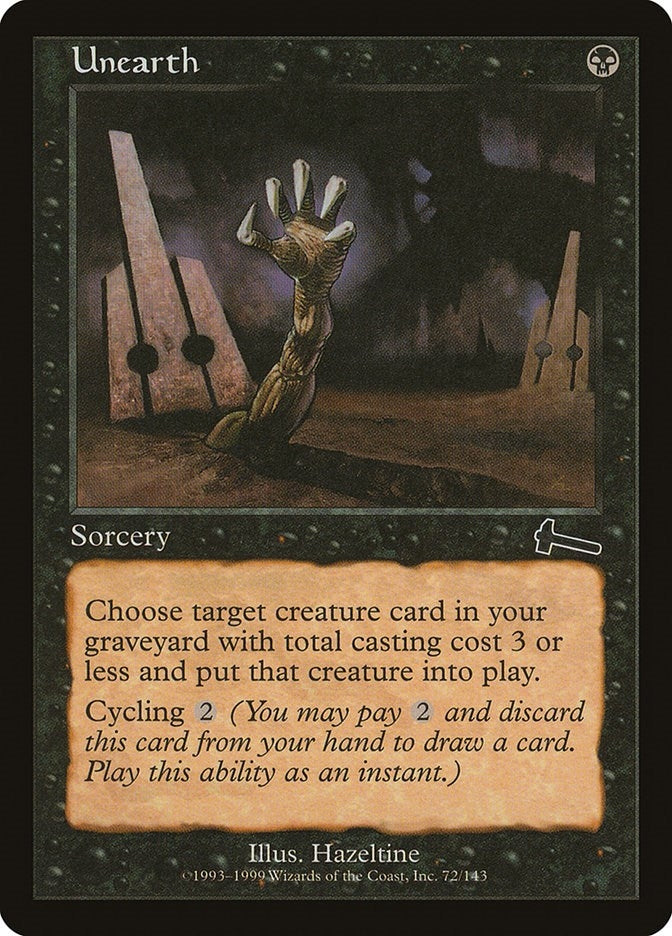 Image for Unearth (Urza's Legacy) (72) - Magic: The Gathering