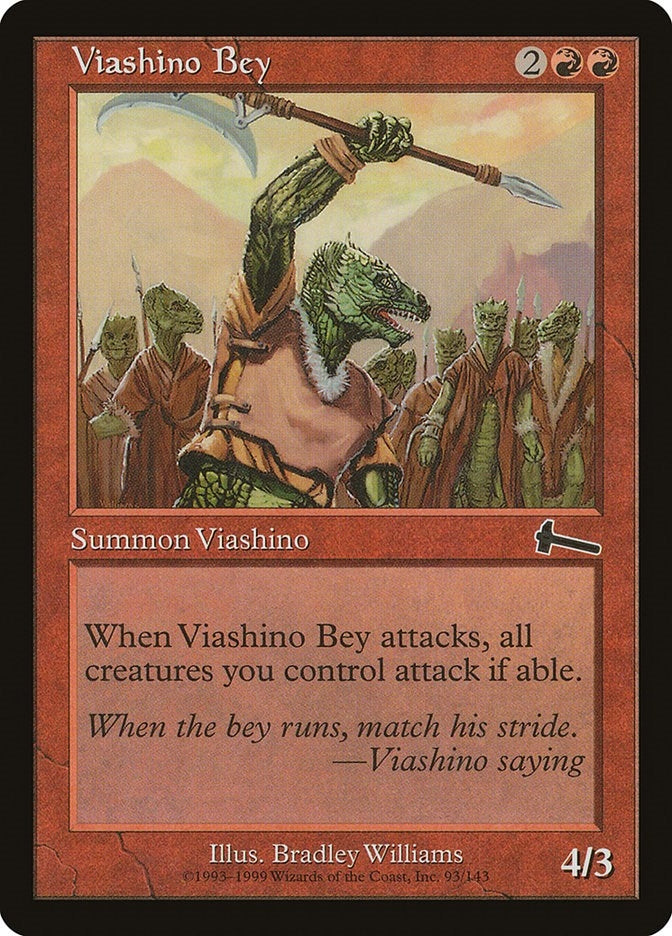 Image for Viashino Bey (Urza's Legacy) (93) - Magic: The Gathering