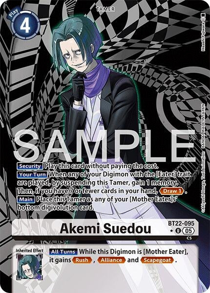 Image for Akemi Suedou (Alternate Art) (Cyber Eden) (BT22-095 U) - Digimon Card Game