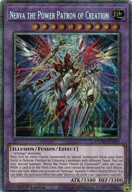 Image for Nerva the Power Patron of Creation (Starlight Rare) (Duelist's Advance) (DUAD-EN033) - YuGiOh