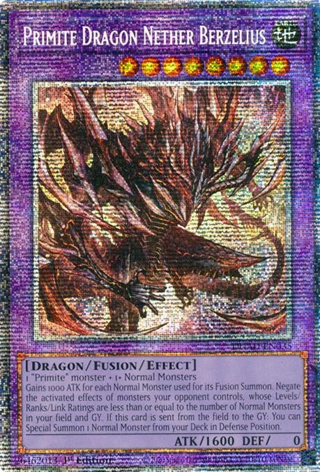 Image for Primite Dragon Nether Berzelius (Starlight Rare) (Duelist's Advance) (DUAD-EN035) - YuGiOh
