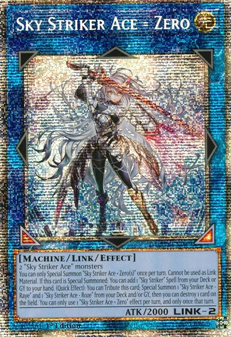 Image for Sky Striker Ace = Zero (Starlight Rare) (Duelist's Advance) (DUAD-EN049) - YuGiOh