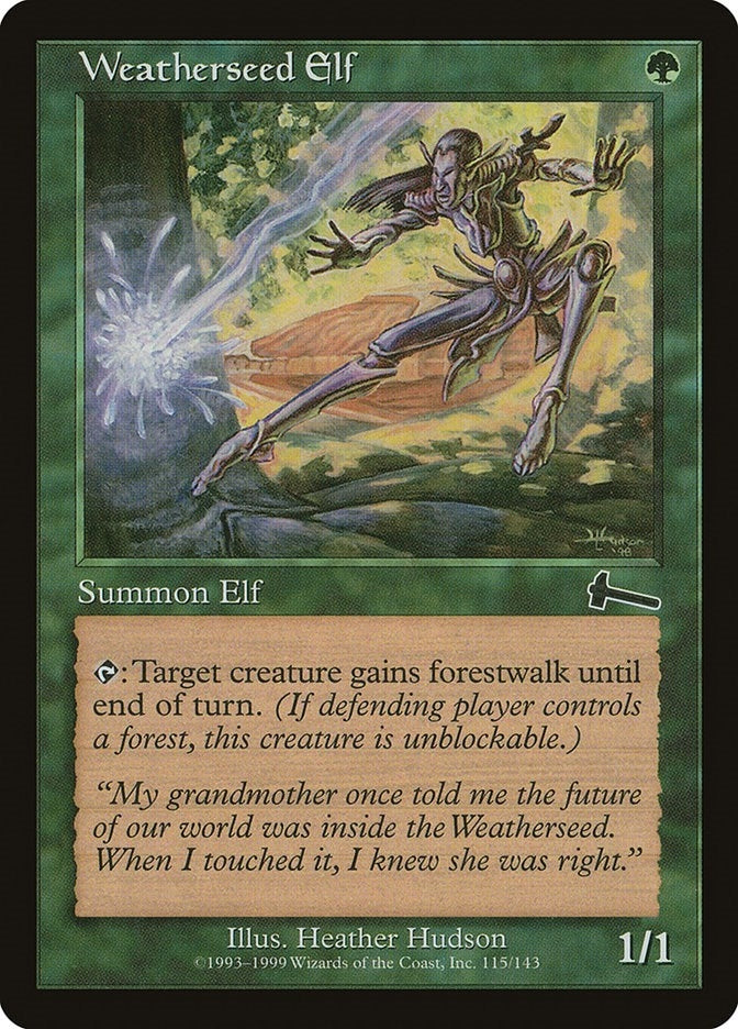 Image for Weatherseed Elf (Urza's Legacy) (115) - Magic: The Gathering