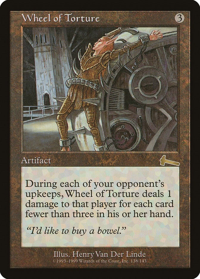 Image for Wheel of Torture (Urza's Legacy) (138) - Magic: The Gathering